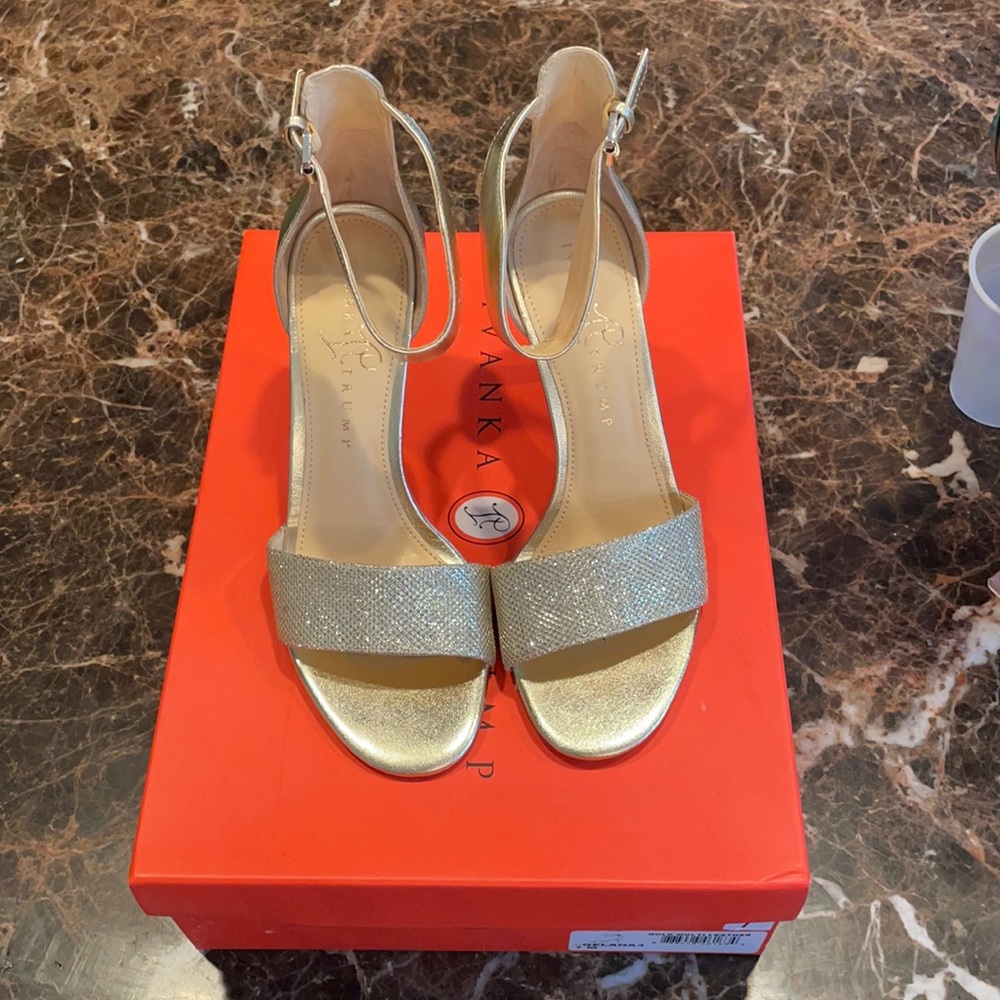 Ivanka Trump Gelana3 Gold Multi Leather Shoes